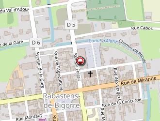 Carte de Brunet (s.a) à Rabastens-de-bigorre