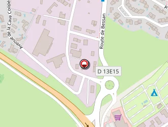 Carte de Iliade Automobiles à Saint-thibéry