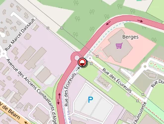 Carte de Fountain Pyrénées à Artix