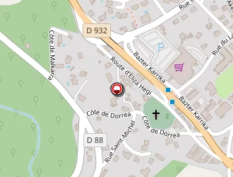 Carte de Centre De Contrôle Auto Du Labourd à Ustaritz