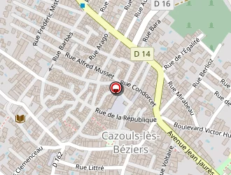 Carte de Point P à Cazouls-lès-béziers