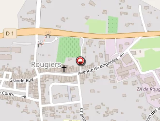 Carte de La Poste à Rougiers