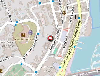 Carte de Restaurant Bleu Marine à Sète