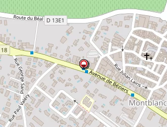 Carte de P.j.p - Pro à Montblanc