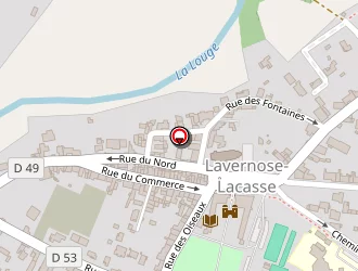 Carte de Loft One à Lavernose-lacasse