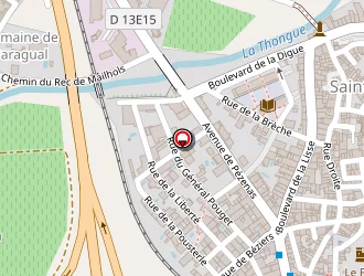 Carte de La Mousse à Saint-thibéry