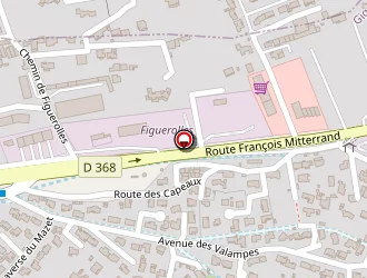 Carte de Nerthe Pneus à Gignac-la-nerthe