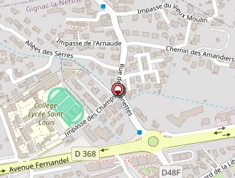 Carte de Scardina Nadia à Gignac-la-nerthe