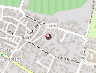 Carte de Charlet Jeannine à Montblanc