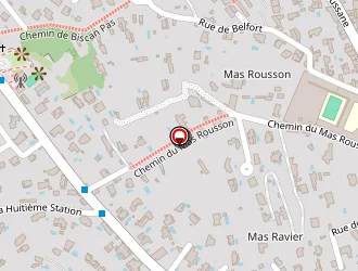 Carte de South Lodge à Sète