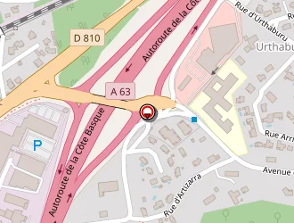 Carte de Centre Auto E.leclerc à Saint-jean-de-luz