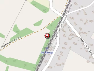 Carte de Legros à Fauga (le)