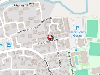 Carte de Station Esso Express à Brignoles