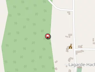 Carte de Lescure à Lagarde-hachan