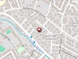 Carte de Marignane Résidence à Marignane