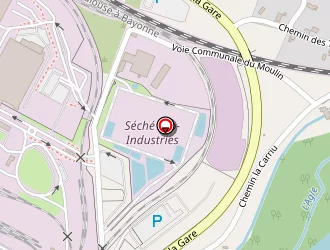 Carte de Triadis Services à Lacq