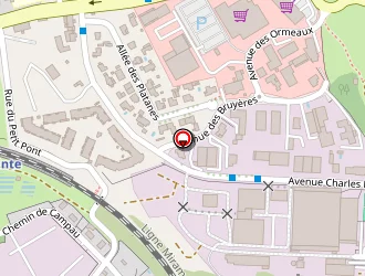 Carte de Les Oliviers à Martigues