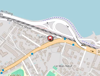 Carte de Asptt Tennis à Sète