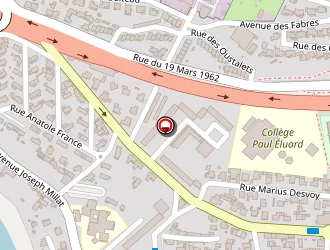 Carte de Les Trois B à Port-de-bouc