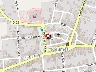 Carte de La Patte D'oie à Rieumes