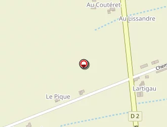 Carte de Lacomme Jean Jacques à Sauviac