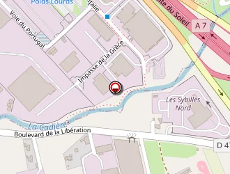 Carte de Miditraçage à Saint-victoret