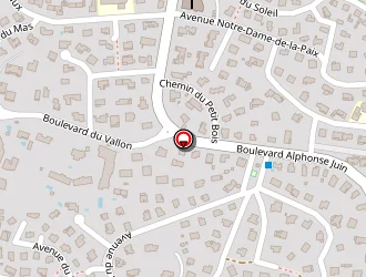 Carte de Les Amandiers à Saint-raphaël