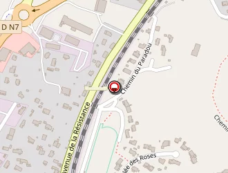 Carte de Stade Du Clos à Vidauban