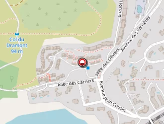 Carte de Villa Mélodie à Agay