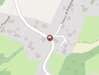 Carte de Les Volets Bleus à Arcangues