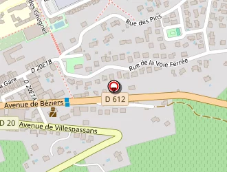 Carte de Win House à Saint-chinian