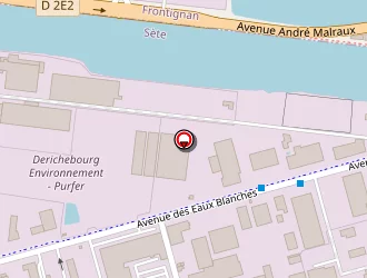 Carte de Sodica à Sète