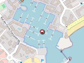 Carte de Molino Gabriel à Fréjus