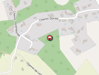 Carte de Parifex à Bidart