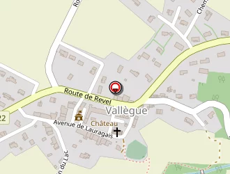 Carte de Château De Vallègue à Vallègue