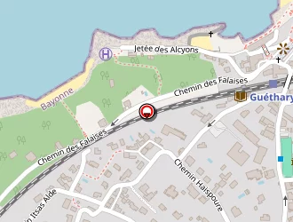 Carte de Gare Sncf Guéthary à Guéthary