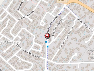 Carte de Raymond Claude à Mèze