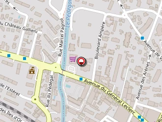 Carte de La Rose Des Vents à Saint-raphaël