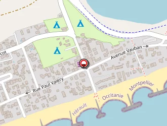 Carte de Carriere Jean Paul à Frontignan