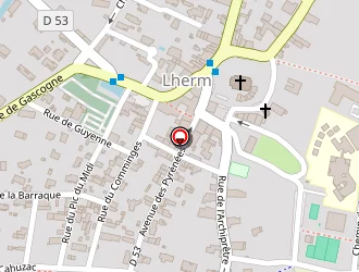 Carte de Blanchet à Lherm