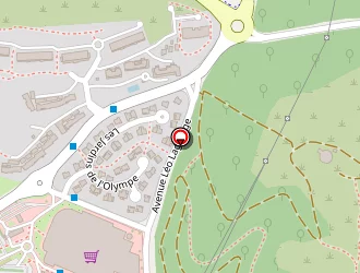 Carte de Stade Foot Rugby à Saint-raphaël