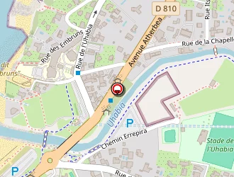 Carte de Camping De La Plage à Bidart