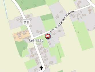 Carte de Robert Alain à Gensac