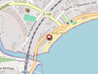 Carte de Le Rafiot à Agay