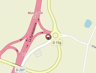 Carte de C.d.m à Muret