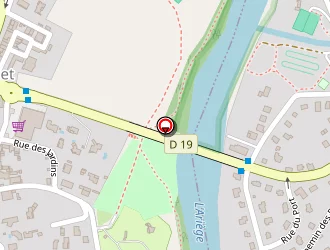 Carte de La Plage à Venerque