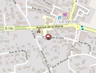 Carte de Maison Calmels à Vernet