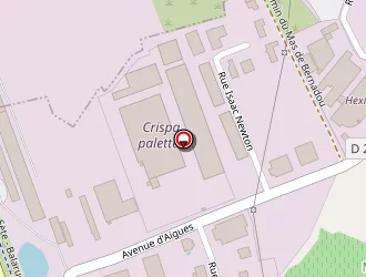 Carte de Carrières Roches Bleues à Frontignan