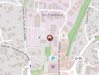 Carte de Shp Industrie à Gréasque