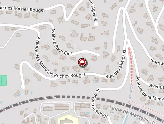 Carte de La Terrasse à Agay